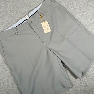 Peter Millar Salem Performance Classic Fit Golf Shorts Mens‎ 35 Gale Gray NWT